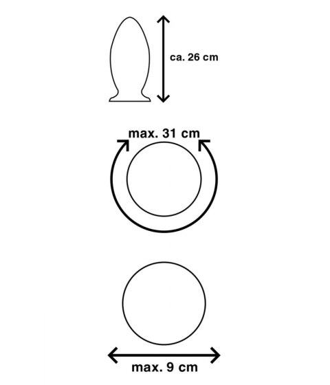 Korek analny X-Treme Line Torpedo 26 cm Mr.Cock
