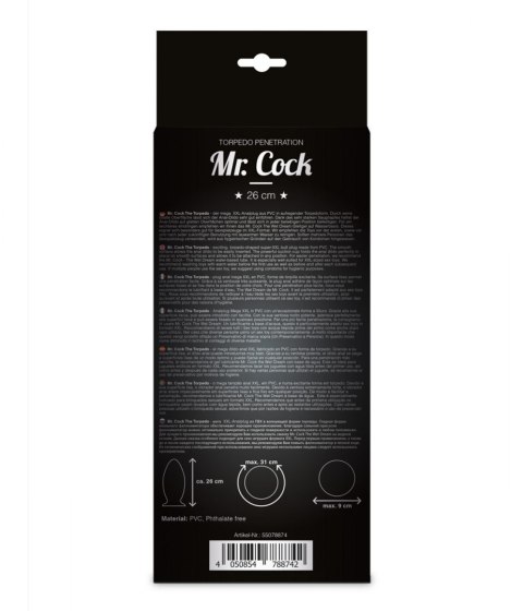 Korek analny X-Treme Line Torpedo 26 cm Mr.Cock