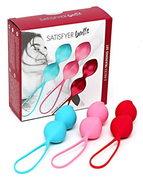 Kulki Satisfyer podwójne 3 szt. Kulki Satisfyer podwójne 3 szt.