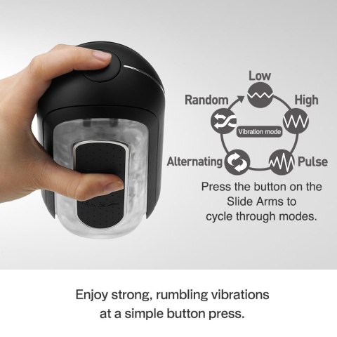 Masturbator Tenga z wibracjami czarny Masturbator Tenga z wibracjami czarny