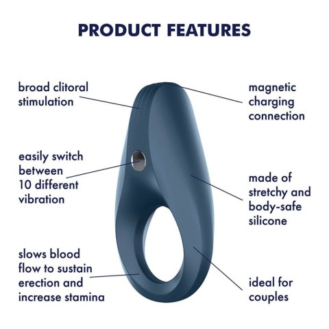 Pierścień Satisfyer z wibracjami Pierścień Satisfyer z wibracjami