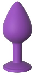 KOREK ANALNY SILIKONOWY SEX ANAL KRYSZTAŁ 8,1 CM