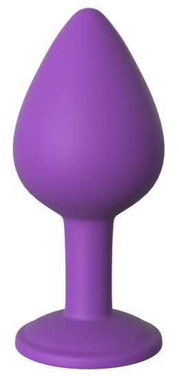 KOREK ANALNY SILIKONOWY SEX ANAL KRYSZTAŁ 8,1 CM