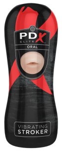 Masturbator z wibracjami Oral PDX Elite