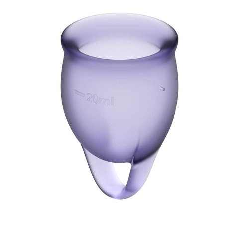 Satisfyer - kubeczki menstruacyjne fioletowe - zestaw Satisfyer - kubeczki menstruacyjne fioletowe - zestaw
