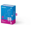 Satisfyer - kubeczki menstruacyjne fioletowe - zestaw