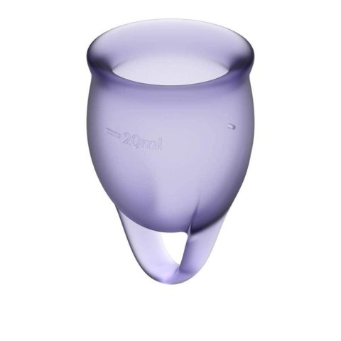 Satisfyer - kubeczki menstruacyjne fioletowe - zestaw Satisfyer - kubeczki menstruacyjne fioletowe - zestaw