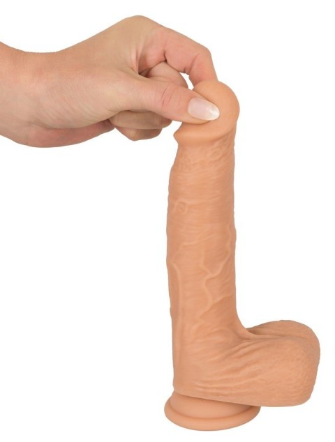 Wibrator silikonowy z funkcją pchnięcia 21 cm Wibrator silikonowy z funkcją pchnięcia 21 cm