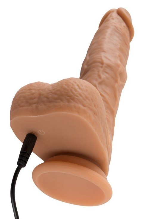 Wibrator silikonowy z funkcją pchnięcia 21 cm Wibrator silikonowy z funkcją pchnięcia 21 cm