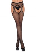 Bielizna-Fishnet suspender hose