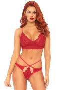 Bielizna-Lace bralette and thong