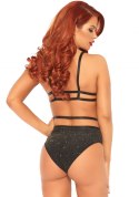 Bielizna-Lurex opaque bra and bottom