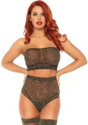 Bielizna-Lurex opaque bra and bottom