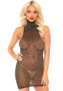 Bielizna-Lurex spandex mini dress