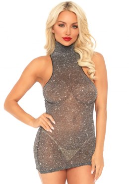 Bielizna-Lurex spandex mini dress