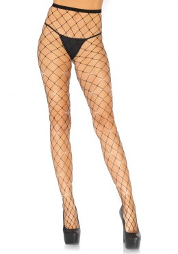 Bielizna-Rhinestone micro net tights