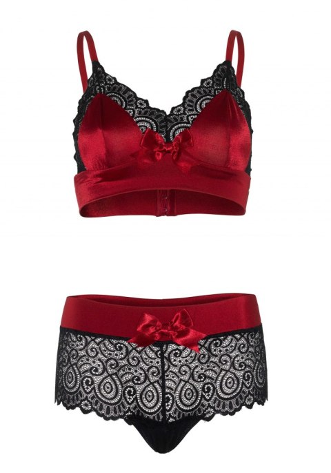 Bielizna-Satin spandex bralette, string Bielizna-Satin spandex bralette, string