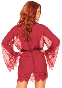 Bielizna-Sheer robe with flared sleeves