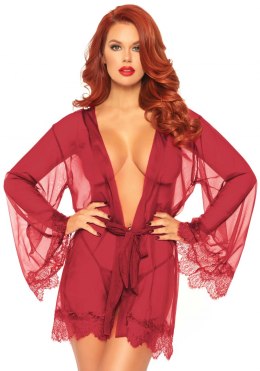 Bielizna-Sheer robe with flared sleeves