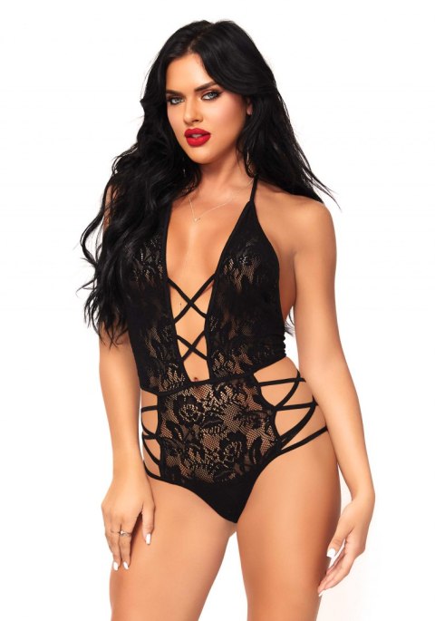 Bielizna-Strappy halter lace teddy Bielizna-Strappy halter lace teddy