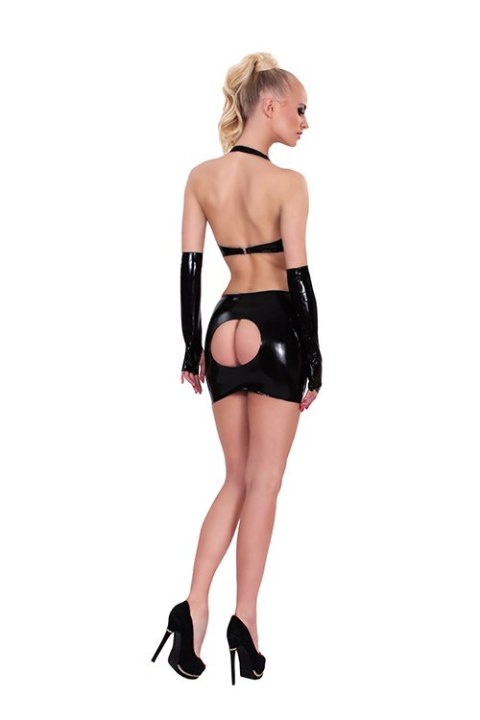 Bielizna-GP DATEX MINI SKIRT WITH CUT-OUT REAR, M Bielizna-GP DATEX MINI SKIRT WITH CUT-OUT REAR, M