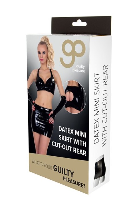 Bielizna-GP DATEX MINI SKIRT WITH CUT-OUT REAR, M Bielizna-GP DATEX MINI SKIRT WITH CUT-OUT REAR, M