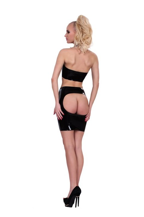 Bielizna-GP DATEX SKIRT WITH CUT-OUT REAR, S Bielizna-GP DATEX SKIRT WITH CUT-OUT REAR, S