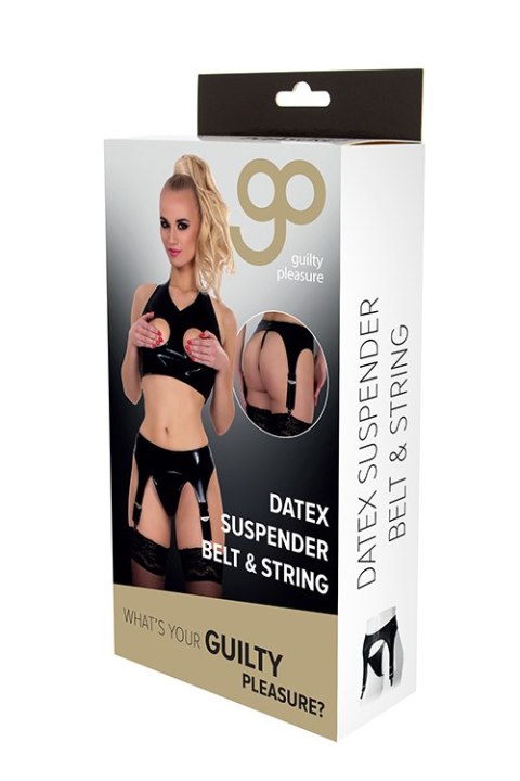 Bielizna-GP DATEX SUSPENDER BELT AND STRING, M Bielizna-GP DATEX SUSPENDER BELT AND STRING, M