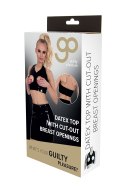 Bielizna-GP DATEX TOP WITH CUT-OUT BREASTS, M