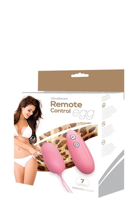 Jajko/wibr-ULTRA SEVEN REMOTE CONTROL EGG PINK Jajko/wibr-ULTRA SEVEN REMOTE CONTROL EGG PINK
