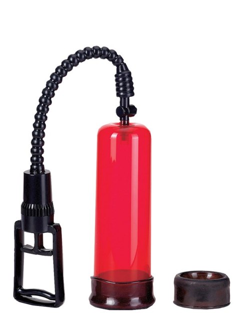Pompka-NEW STAY HARD PUMP - CLEAR RED