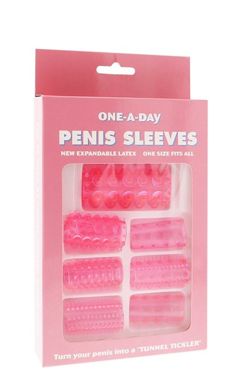 Stymulator-ONE-A-DAY PENIS SLEEVES PINK Stymulator-ONE-A-DAY PENIS SLEEVES PINK