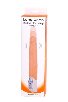 WIBRATOR-LONG JOHN THRUSTING VIBE FLESH