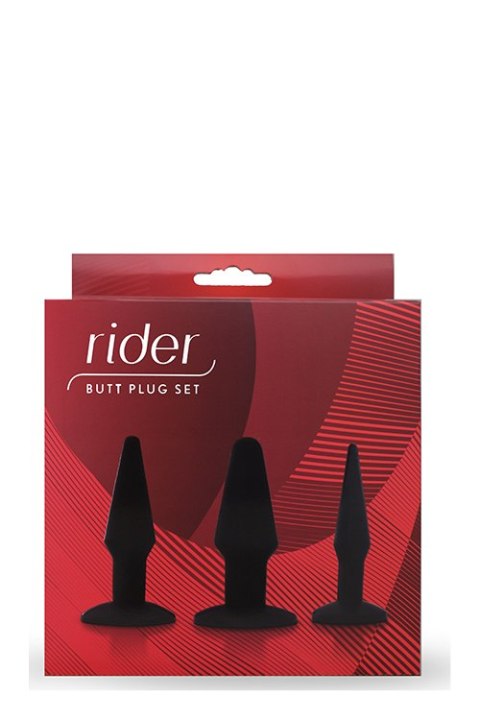 Zestaw-RIDER BUTT PLUG SET Zestaw-RIDER BUTT PLUG SET