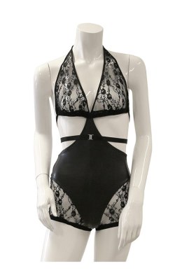 Bielizna-GP DATEX & LACE CUT-OUT TEDDY, L