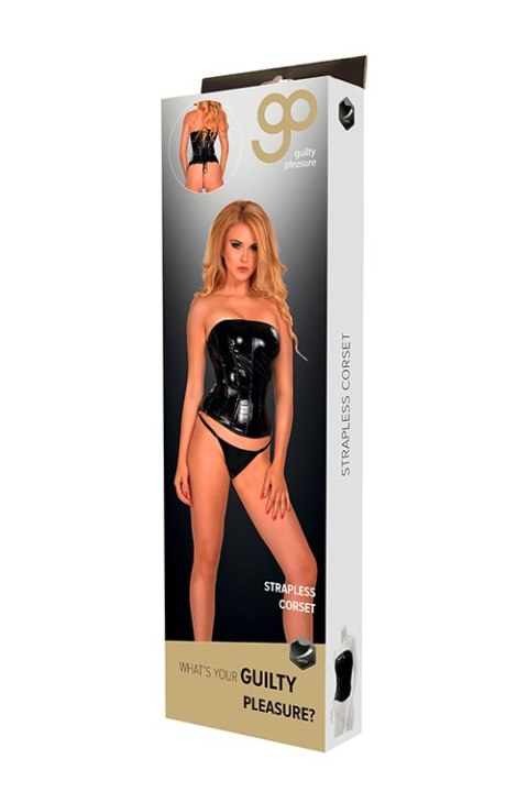Bielizna-GP DATEX STRAPLESS CORSET BLACK, M Bielizna-GP DATEX STRAPLESS CORSET BLACK, M
