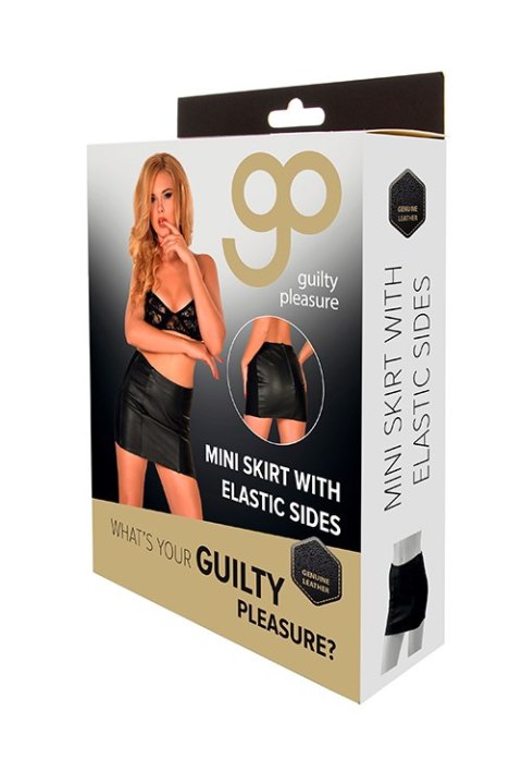 Bielizna-GP GENUINE LEATHER MINI SKIRT BLACK, M Bielizna-GP GENUINE LEATHER MINI SKIRT BLACK, M