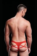 Bielizna-LOW-RISE THONG-RED, S/M