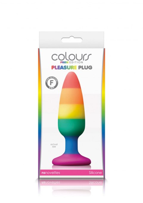 Pleasure Plug Rainbow Medium Pleasure Plug Rainbow Medium