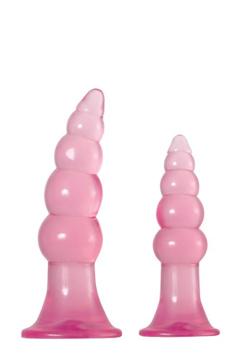 Plug-A&E FUN JELLY BUTT PLUGS PINK Plug-A&E FUN JELLY BUTT PLUGS PINK