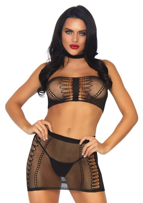 Bielizna-Bielizna-Bandeau top and mini skirt Bielizna-Bielizna-Bandeau top and mini skirt