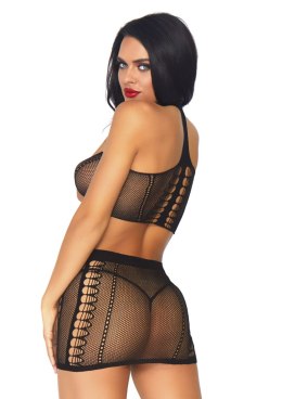 Bielizna-Bielizna-Bandeau top and mini skirt