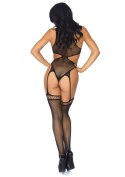 Bielizna-Crotchless teddy