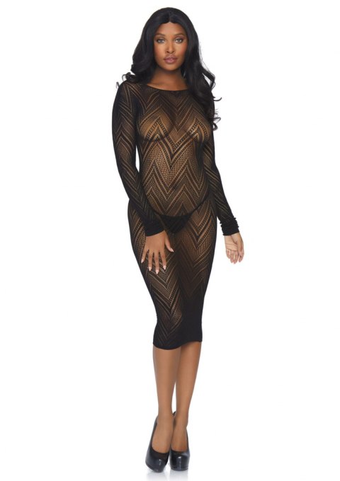 Bielizna-Long sleeved body con dress Bielizna-Long sleeved body con dress