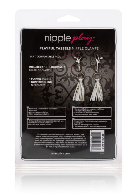 Stymulator-Playful Tassels Nipple Clamps Stymulator-Playful Tassels Nipple Clamps