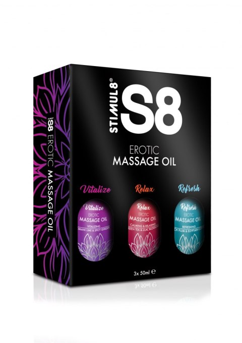 OLEJEK-S8 MASSAGE OIL 3X 50ML OLEJEK-S8 MASSAGE OIL 3X 50ML