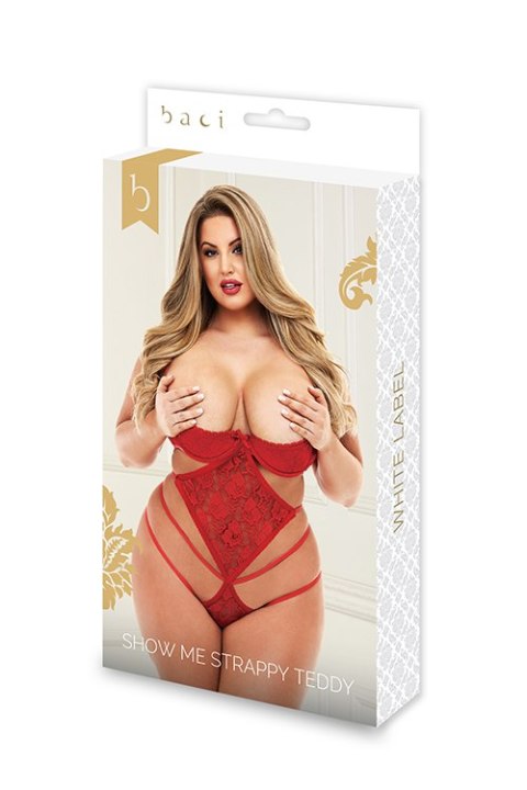 SHOW ME STRAPPY TEDDY RED, Q SHOW ME STRAPPY TEDDY RED, Q
