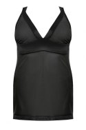 SAMARA BLACK CHEMISE L+ ( CZARNA HALKA )