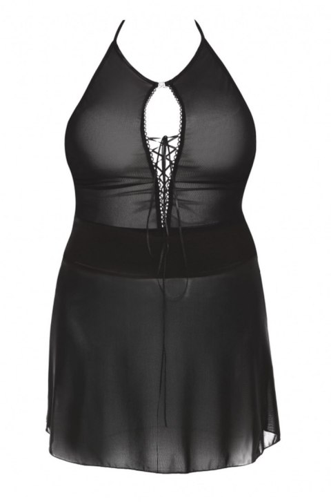 STEFI BLACK CHEMISE XXL+ ( CZARNA HALKA ) STEFI BLACK CHEMISE XXL+ ( CZARNA HALKA )