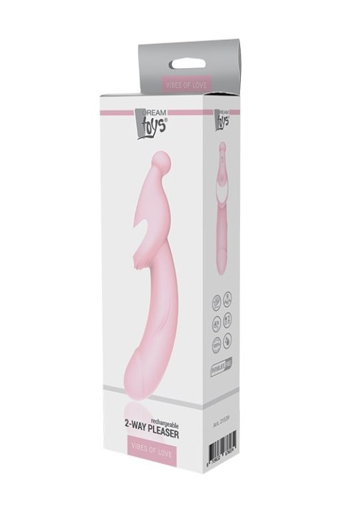 Stymulator-DREAM TOYS 2-WAY PLEASER PINK Stymulator-DREAM TOYS 2-WAY PLEASER PINK